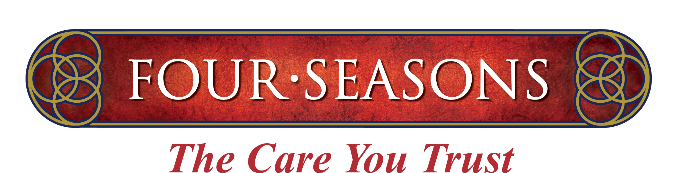 Four Seasons The Care You Trust logo Navy Thinner Rings