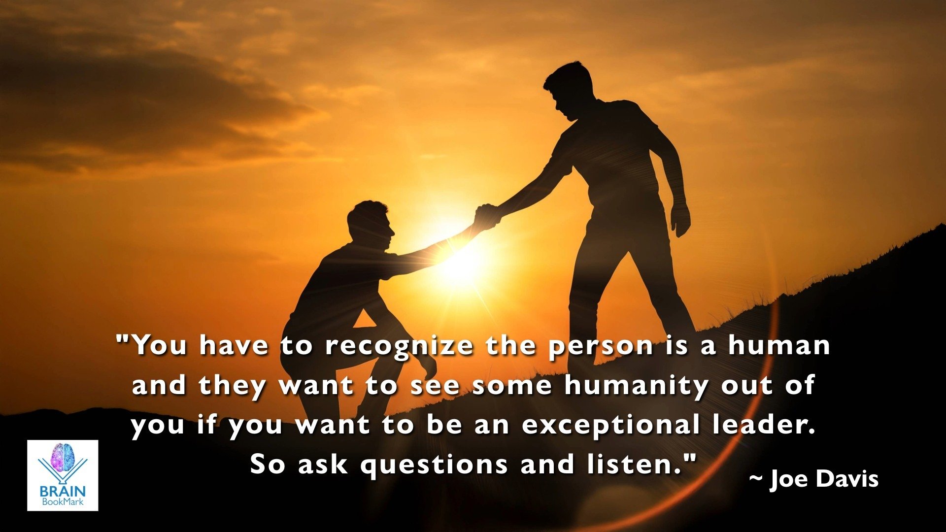 Brain Bookmark with quote by Joe Davis