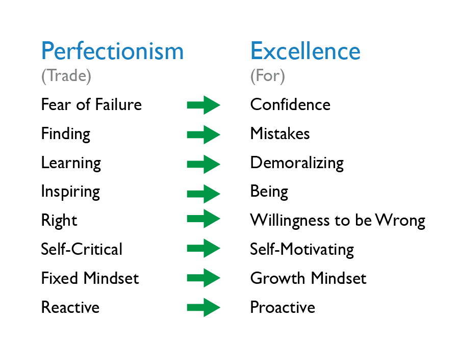 Perfectionism and Excellence