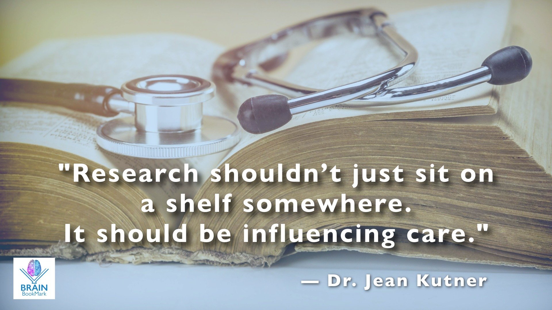 Brain bookmark by Dr. Jean Kutner