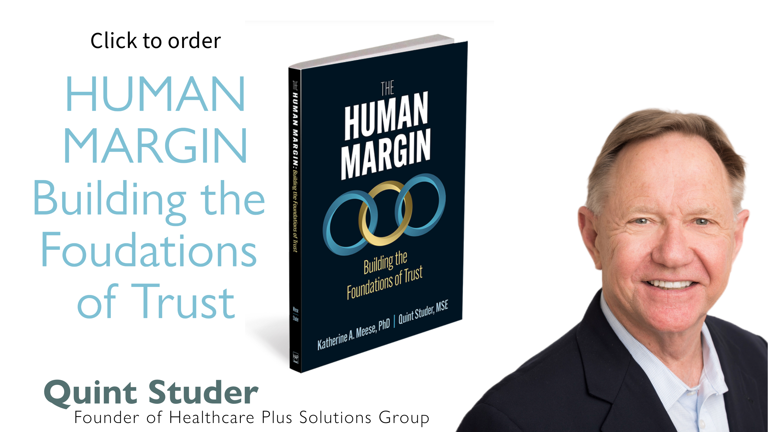 Human Margin building the foundations of Trust, by Quint Studer