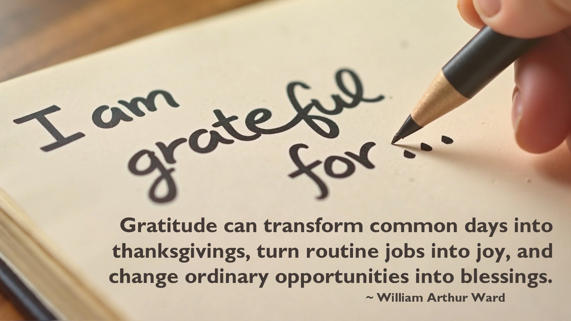 TCNtalks Nov 2025 - ~ William Arthur Ward quote