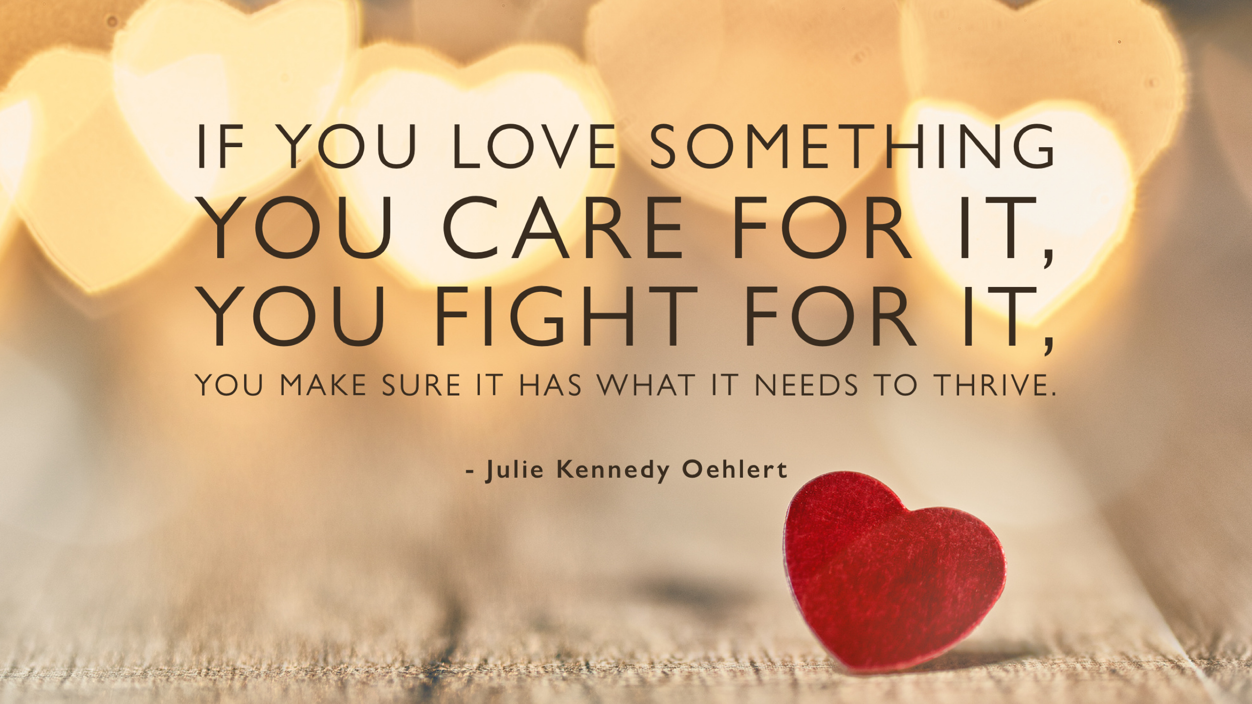 Quote by Julie Kennedy Oehlert, for TCNtalks